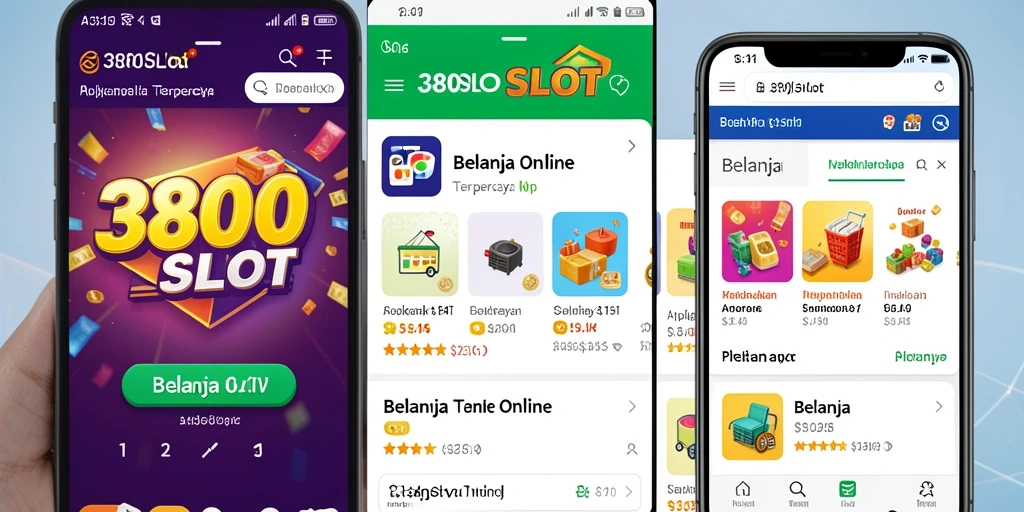 Tampilan antarmuka aplikasi 380SLOT untuk Belanja Online.
