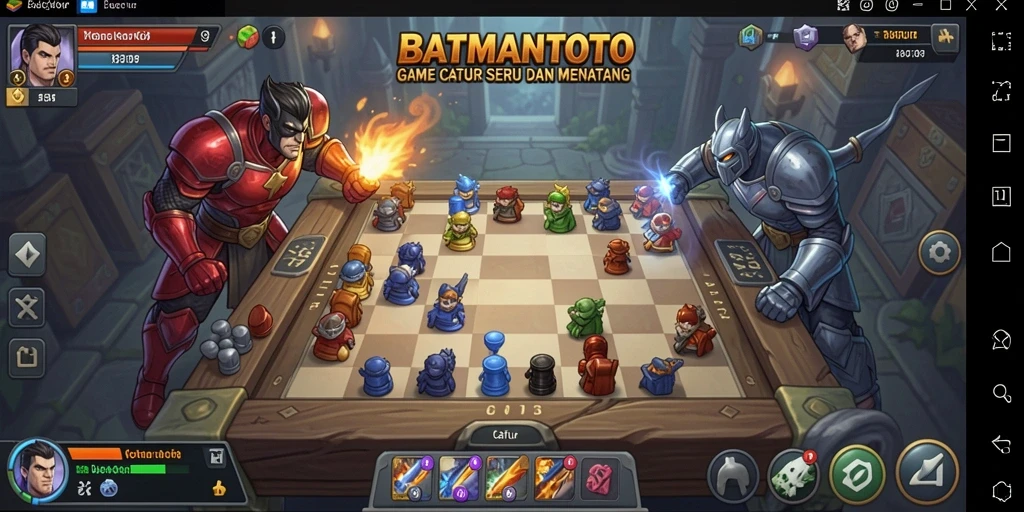 Tampilan antarmuka dan fungsi catur yang menarik di BATMANTOTO.