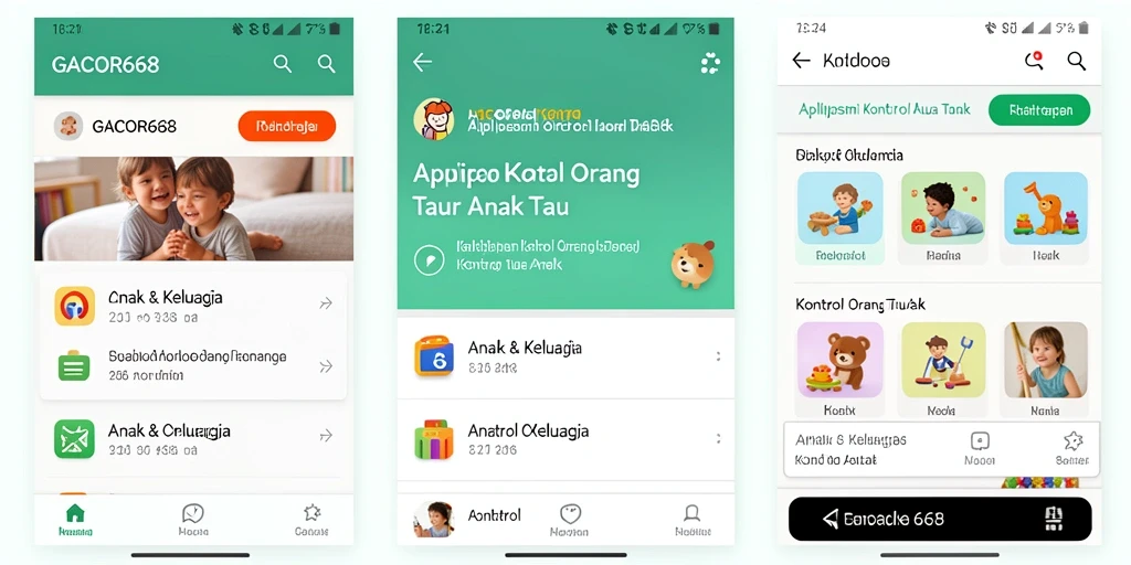 Tampilan antarmuka GACOR668 yang ramah pengguna untuk kontrol orang tua.