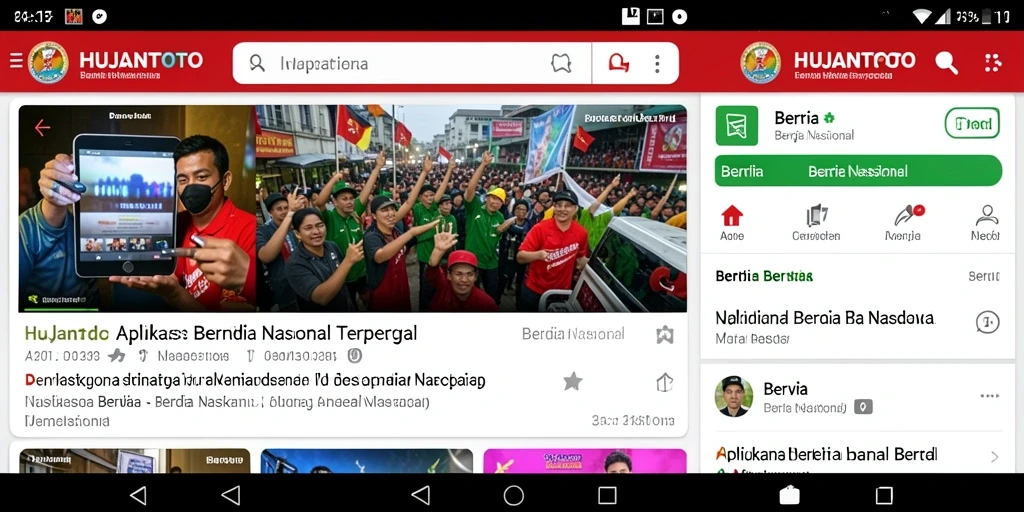 Tampilan antarmuka HUJANTOTO yang bersih dan informatif.